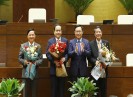 Quốc hội có ba Phó Chủ tịch mới