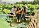 Hè về - Đầm sen ở Quang Châu, Việt Yên, Bắc Giang hút hồn giới trẻ mê mẩn Check – in