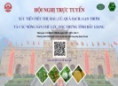 Hội nghị trực tuyến tiêu thụ nông sản Cam, Bưởi và các nông sản chủ lực, đặc trưng của tỉnh Bắc Giang sẽ diễn ra vào sáng 11/11/2021